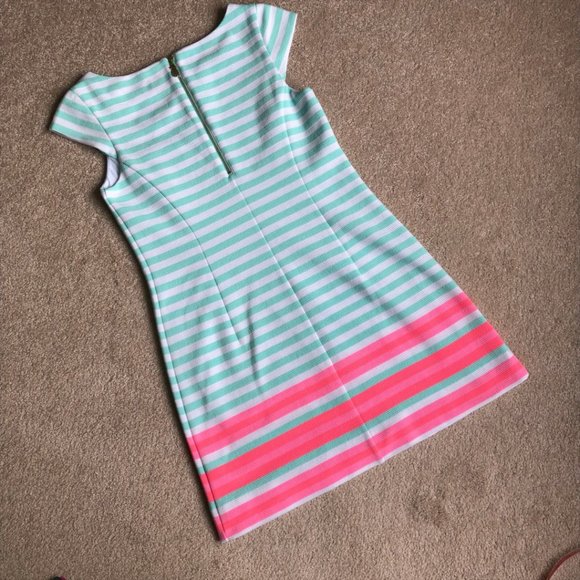 Lilly Pulitzer Lana Mint Green Cap Sleeved Dress - Picture 6 of 10